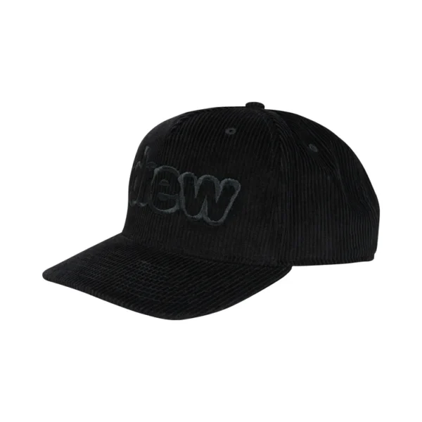 Drew Corduroy Snapback Black Hat